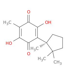 2,5-Cyclohexadiene-1,4-dione,2,5-dihydroxy- 3-methyl-6-[(1S)-1,2,2-trimethylcyclopentyl]-