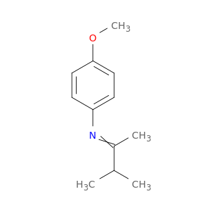 Benzenamine, N-(1,2-dimethylpropylidene)-4-methoxy-