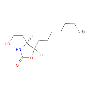 2-Oxazolidinone, 5-heptyl-4-(2-hydroxyethyl)-, (4S,5R)-