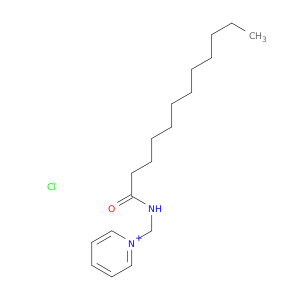 Pyridinium, 1-[[(1-oxododecyl)amino]methyl]-, chloride