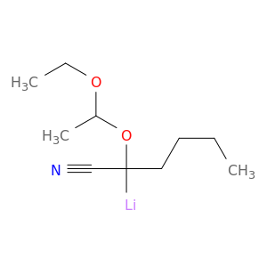 Lithium, [1-cyano-1-(1-ethoxyethoxy)pentyl]-