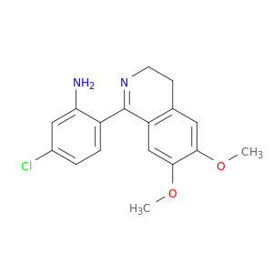 Benzenamine, 5-chloro-2-(3,4-dihydro-6,7-dimethoxy-1-isoquinolinyl)-