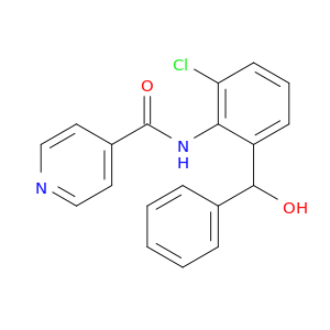 4-Pyridinecarboxamide, N-[2-chloro-6-(hydroxyphenylmethyl)phenyl]-