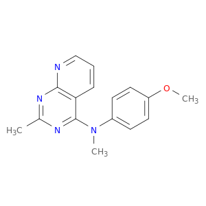 Pyrido[2,3-d]pyrimidin-4-amine, N-(4-methoxyphenyl)-N,2-dimethyl-