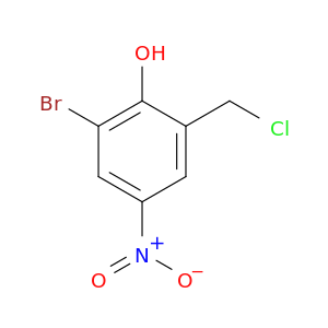 Phenol, 2-bromo-6-(chloromethyl)-4-nitro-