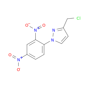 1H-Pyrazole, 3-(chloromethyl)-1-(2,4-dinitrophenyl)-