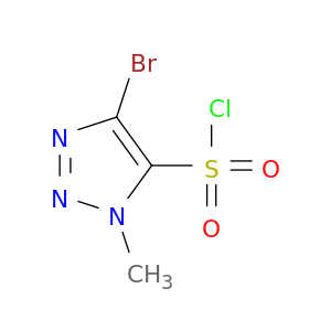 4-Bromo-1-methyl-1H-1,2,3-triazole-5-sulfonyl chloride