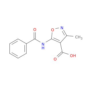 4-Isoxazolecarboxylic acid, 5-(benzoylamino)-3-methyl-