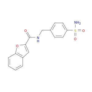 BENZOFURAN-2-CARBOXYLIC ACID 4-SULFAMOYL-BENZYLAMIDE