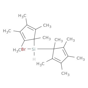 Silane, bromobis(1,2,3,4,5-pentamethyl-2,4-cyclopentadien-1-yl)-