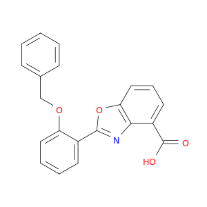 2-(2-(Benzyloxy)phenyl)benzo[d]oxazole-4-carboxylic acid
