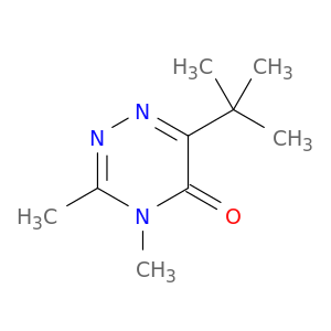 1,2,4-Triazin-5(4H)-one, 6-(1,1-dimethylethyl)-3,4-dimethyl-