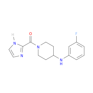Methanone, [4-[(3-fluorophenyl)amino]-1-piperidinyl]-1H-imidazol-2-yl-