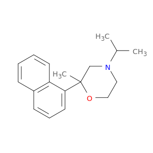 Morpholine,2-methyl-4-(1-methylethyl)-2-(1-naphthalenyl)-