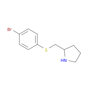 2-{[(4-bromophenyl)sulfanyl]methyl}pyrrolidine