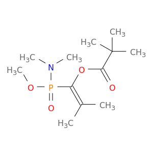 1-[(dimethylamino)(methoxy)phosphoryl]-2-methylprop-1-en-1-yl 2,2-dimethylpropanoate