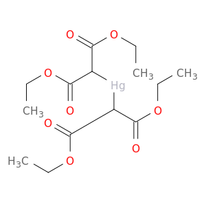 Mercury, bis[2-ethoxy-1-(ethoxycarbonyl)-2-oxoethyl]-