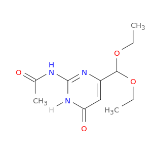 Acetamide, N-[4-(diethoxymethyl)-1,6-dihydro-6-oxo-2-pyrimidinyl]-