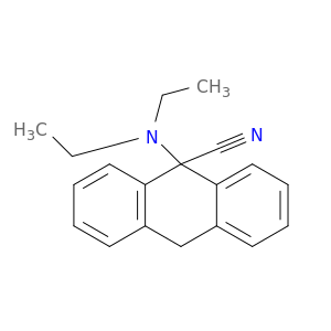 9-Anthracenecarbonitrile, 9-(diethylamino)-9,10-dihydro-