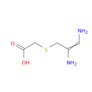 Acetic  acid,  [(2,3-diamino-2-propenyl)thio]-  (9CI)