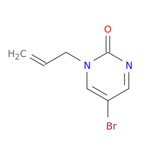 2(1H)-Pyrimidinone, 5-bromo-1-(2-propenyl)-