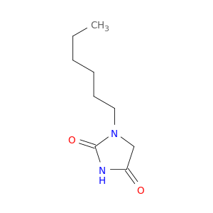 1-己基-2,4-咪唑烷二酮