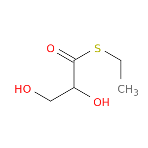 Propanethioic acid, 2,3-dihydroxy-, S-ethyl ester