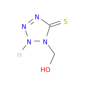 5H-Tetrazole-5-thione, 1,2-dihydro-1-(hydroxymethyl)-