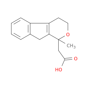 Indeno[2,1-c]pyran-1-acetic acid, 1,3,4,9-tetrahydro-1-methyl-