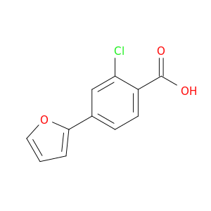 2-Chloro-4-(furan-2-yl)benzoic acid