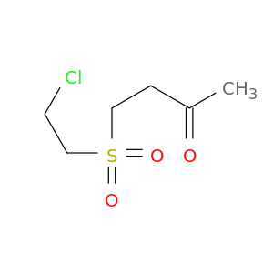 2-Butanone, 4-[(2-chloroethyl)sulfonyl]-
