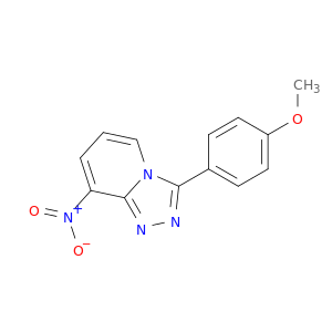 1,2,4-Triazolo[4,3-a]pyridine, 3-(4-methoxyphenyl)-8-nitro-