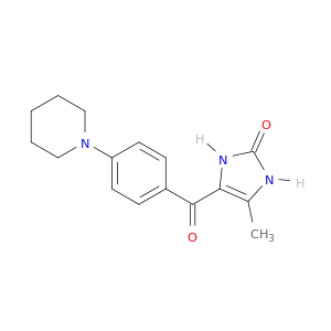 2H-Imidazol-2-one, 1,3-dihydro-4-methyl-5-[4-(1-piperidinyl)benzoyl]-