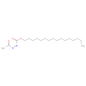 Diazenecarboxylic acid, acetyl-, hexadecyl ester