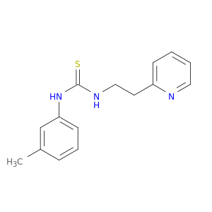 3-(3-methylphenyl)-1-(2-pyridin-2-ylethyl)thiourea
