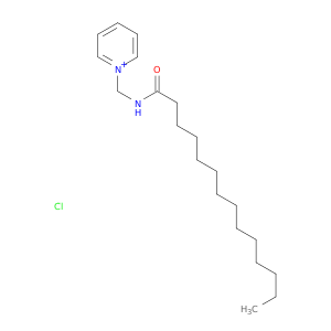 Pyridinium, 1-[[(1-oxotetradecyl)amino]methyl]-, chloride