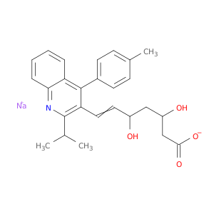 6-Heptenoic acid,3,5-dihydroxy-7-[2-(1-methylethyl)-4-(4-methylphenyl)-3-quinolinyl]-, sodiumsalt (1:1)