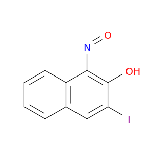 2-Naphthalenol, 3-iodo-1-nitroso-