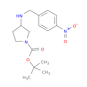 3-(4-Nitrobenzylamino)pyrrolidine-1-carboxylic Acid tert-Butyl Ester