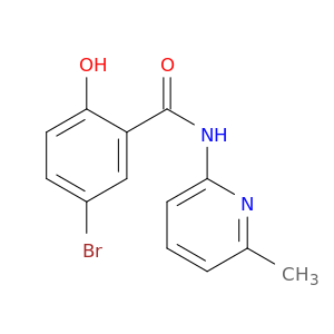 Benzamide, 5-bromo-2-hydroxy-N-(6-methyl-2-pyridinyl)-