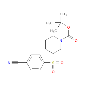 1,1-二甲基乙基3-[(4-氰基苯基)磺酰基]-1-哌啶羧酸甲酯