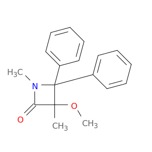 2-Azetidinone, 3-methoxy-1,3-dimethyl-4,4-diphenyl-