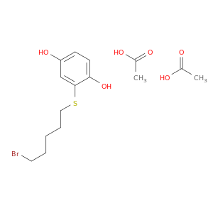 1,4-苯二硫醇,2-[(5-溴代基)硫代]-,1,4-二乙酸酯