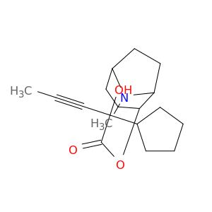 Cyclopentaneaceticacid, a-hydroxy-a-1-propyn-1-yl-,8-methyl-8-azabicyclo[3.2.1]oct-2-yl ester