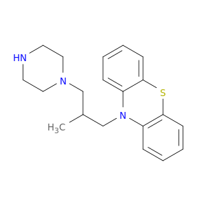 10H-Phenothiazine, 10-[2-methyl-3-(1-piperazinyl)propyl]-