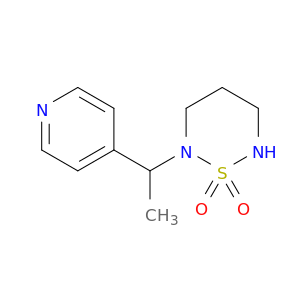 2H-1,2,6-Thiadiazine, tetrahydro-2-[1-(4-pyridinyl)ethyl]-, 1,1-dioxide