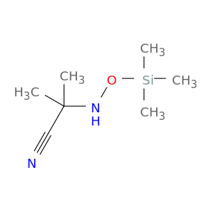 Propanenitrile, 2-methyl-2-[[(trimethylsilyl)oxy]amino]-