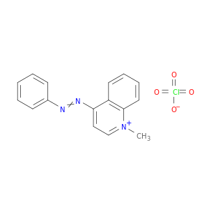 Quinolinium, 1-methyl-4-(2-phenyldiazenyl)-, perchlorate (1:1)