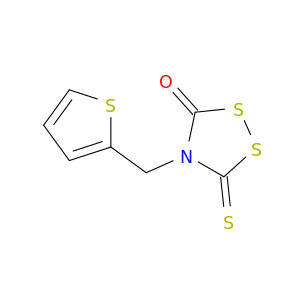 1,2,4-Dithiazolidin-3-one, 4-(2-thienylmethyl)-5-thioxo-