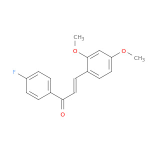 2-Propen-1-one,3-(2,4-dimethoxyphenyl)-1-(4-fluorophenyl)-